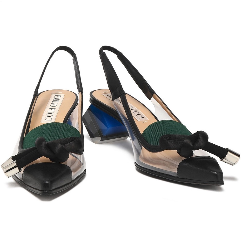 Emilio Pucci PVC Block Pump - Picture 2 of 7